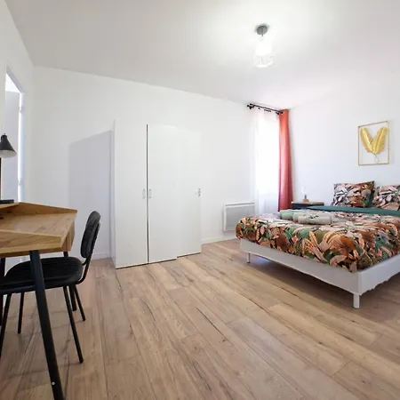 Le Soleilcasa - 3 Personnes - Bureau & Wifi Апартаменты Перпиньан